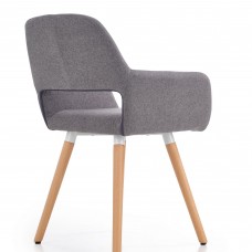 Koka krēsls virtuvei ar roku balstiem K283